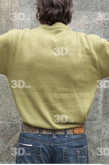 Upper Body Man Casual Sweater Average Street photo references