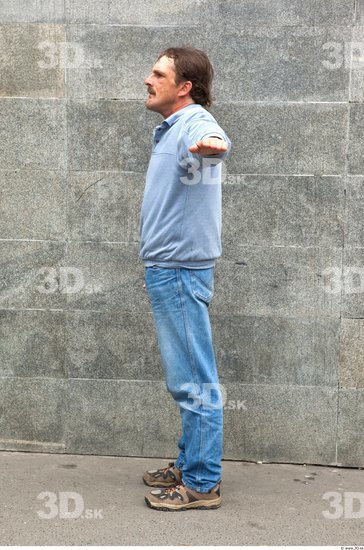 Whole Body Man T poses Casual Average Street photo references