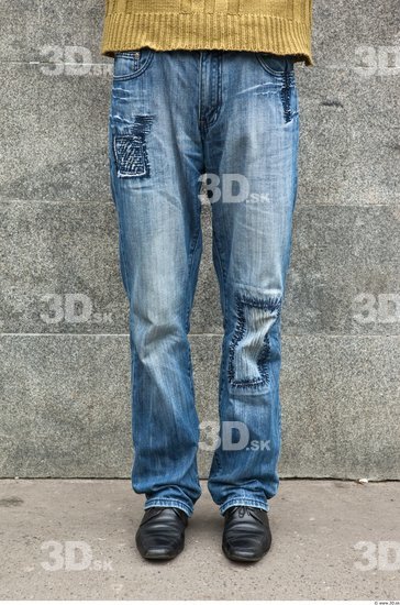 Leg White Casual Jeans Average