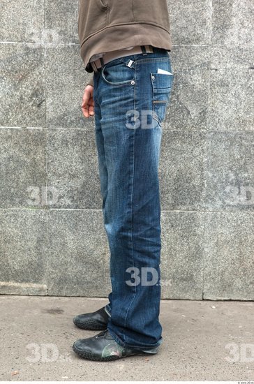 Leg Man Casual Jeans Average Street photo references