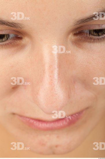 Nose Whole Body Woman Formal Slim Studio photo references