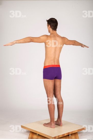 Whole Body Man T poses Underwear Sports Slim Studio photo references