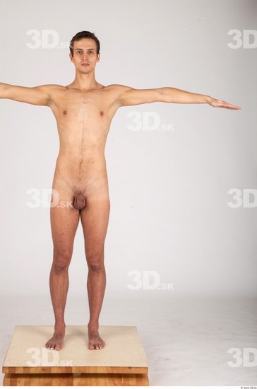 Whole Body Man T poses Nude Sports Slim Studio photo references