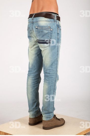 Leg Whole Body Man Casual Jeans Athletic Studio photo references