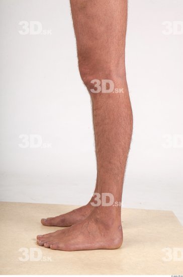 Calf Whole Body Man Nude Casual Athletic Studio photo references