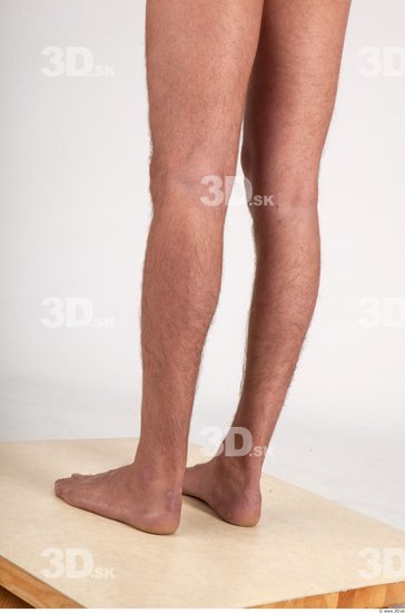 Calf Whole Body Man Nude Casual Athletic Studio photo references