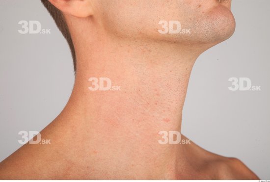 Neck Whole Body Man Casual Athletic Studio photo references