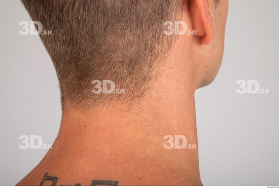 Neck Whole Body Man Casual Athletic Studio photo references