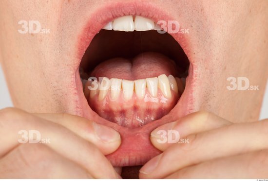 Whole Body Teeth Man Casual Athletic Studio photo references