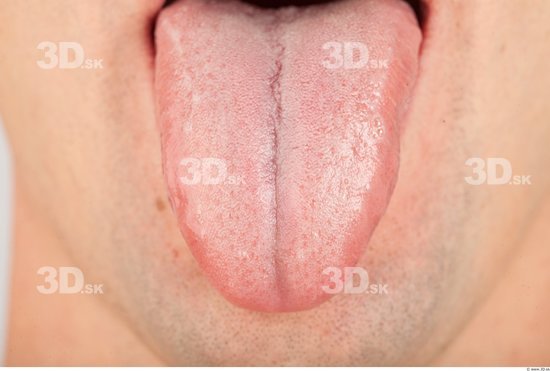 Whole Body Tongue Man Casual Athletic Studio photo references