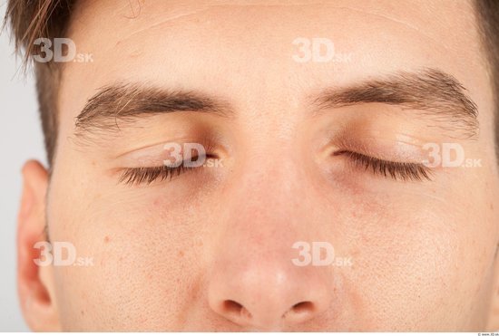 Eye Whole Body Man Casual Athletic Studio photo references