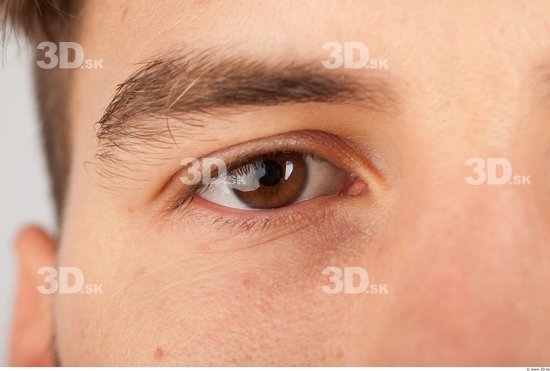 Eye Whole Body Man Casual Athletic Studio photo references