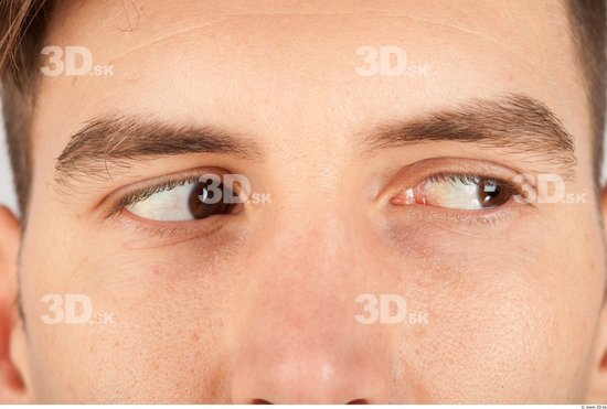 Eye Whole Body Man Casual Athletic Studio photo references