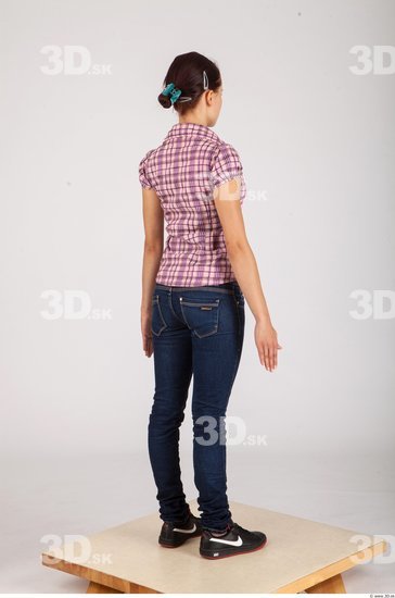 Whole Body Woman Animation references Casual Slim Studio photo references