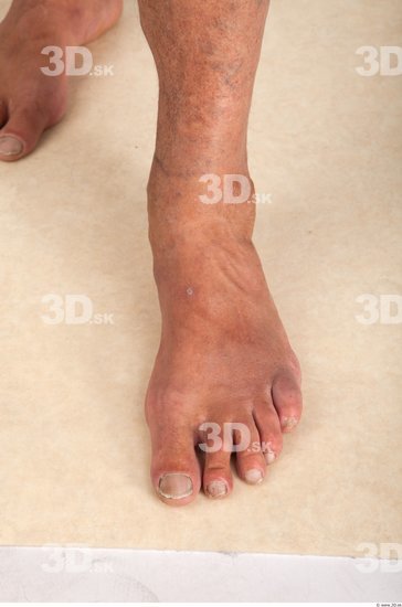 Foot Whole Body Man Nude Formal Average Studio photo references