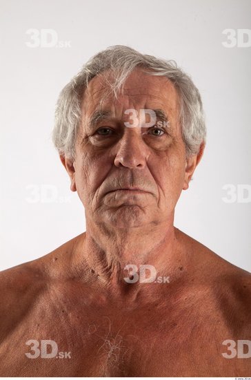 Head Man Animation references White Average Wrinkles