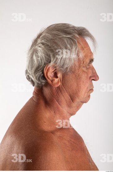 Head Man Animation references White Average Wrinkles