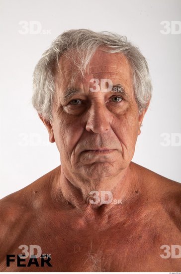 Head Emotions Man Animation references White Average Wrinkles