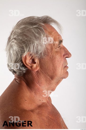 Head Emotions Man Animation references White Average Wrinkles