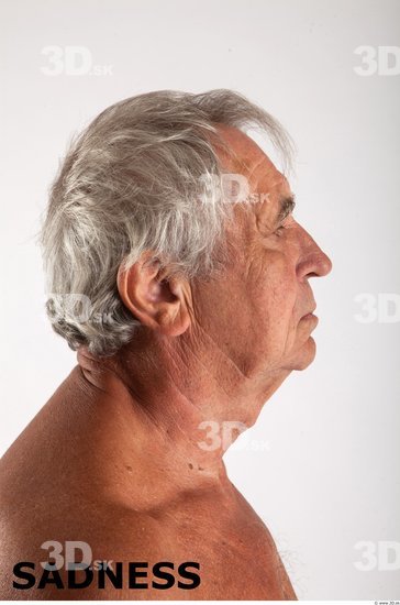 Head Emotions Man Animation references White Average Wrinkles