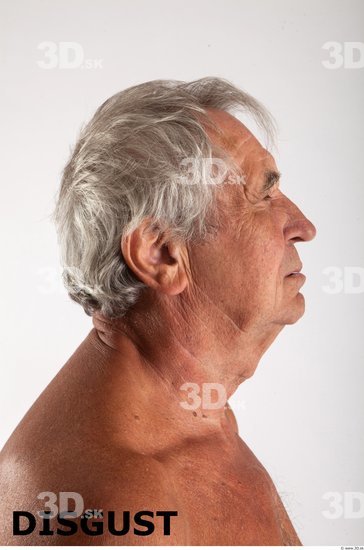 Head Emotions Man Animation references White Average Wrinkles