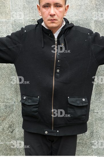 Upper Body Man Casual Coat Average Street photo references