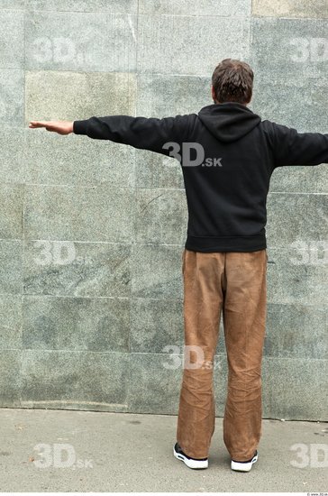 Whole Body Man T poses Casual Average Street photo references