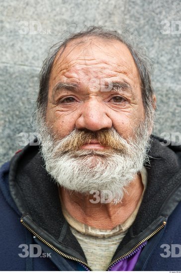 Head Man Casual Average Bearded Street photo references