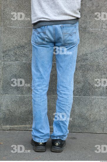 Leg Man Casual Jeans Average Street photo references