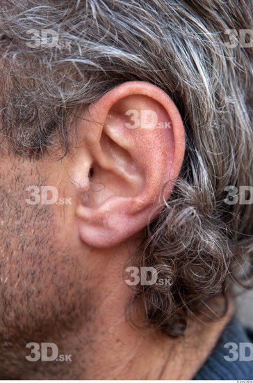 Ear Man Casual Average Street photo references