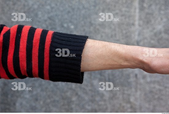 Forearm Man Casual Sweater Average Street photo references