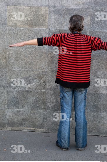 Whole Body Man T poses Casual Average Street photo references