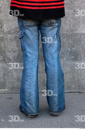 Leg Man Casual Jeans Average Street photo references