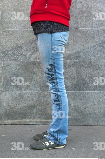 Leg Woman Casual Jeans Average Street photo references