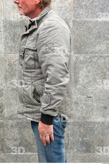 Arm Man Casual Jacket Average Street photo references