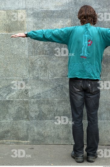 Whole Body Man T poses Casual Average Street photo references