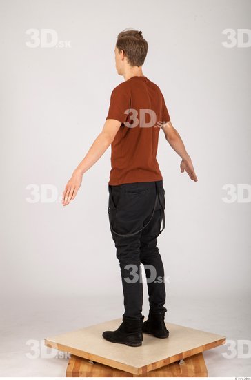 Whole Body Man Animation references Casual Slim Studio photo references