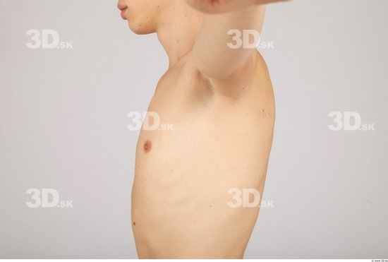 Chest Whole Body Man Nude Casual Slim Studio photo references