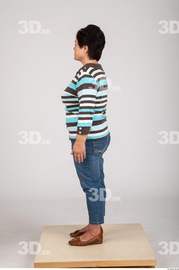 Whole Body Woman Animation references Casual Average Studio photo references