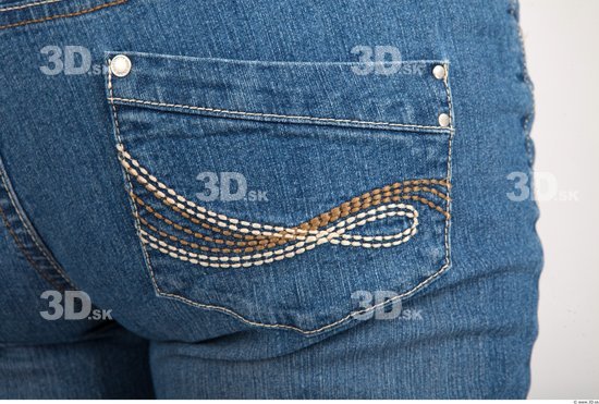 Whole Body Woman Casual Jeans Average Studio photo references