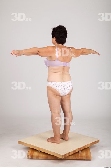 Whole Body Woman T poses Casual Underwear Average Studio photo references