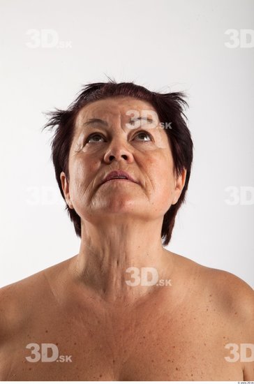 Head Woman Animation references White Average Wrinkles