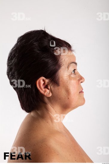 Head Emotions Woman Animation references White Average Wrinkles