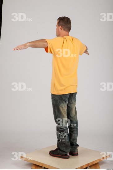 Whole Body Man Animation references T poses Casual Average Studio photo references