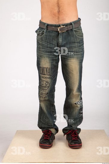 Leg Whole Body Man Animation references Casual Jeans Average Studio photo references