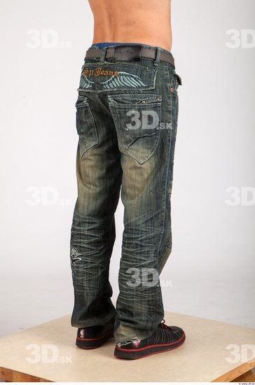 Leg Whole Body Man Animation references Casual Jeans Average Studio photo references