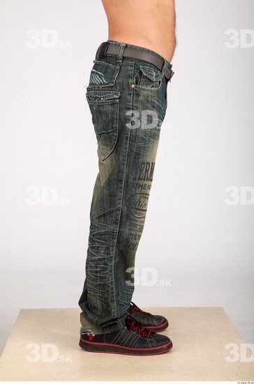 Leg Whole Body Man Animation references Casual Jeans Average Studio photo references