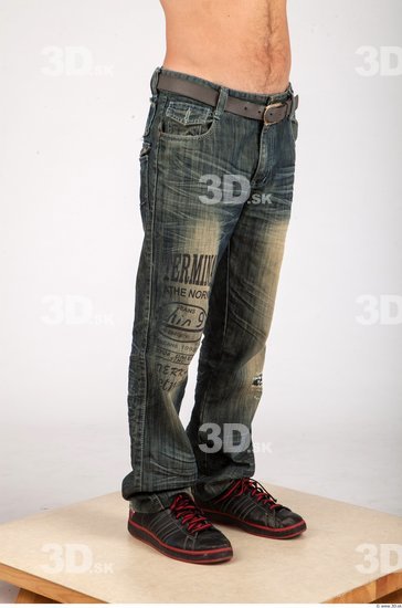 Leg Whole Body Man Animation references Casual Jeans Average Studio photo references