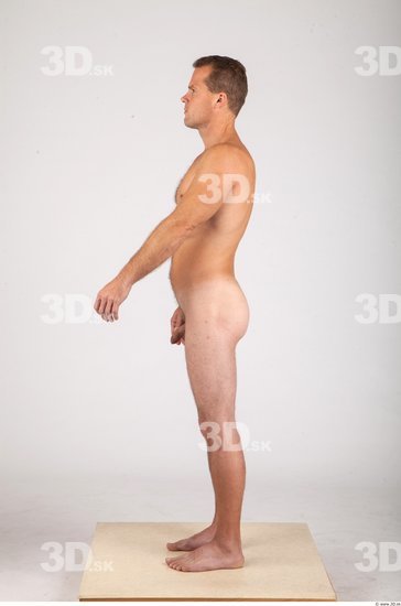 Whole Body Man Animation references Nude Casual Average Studio photo references