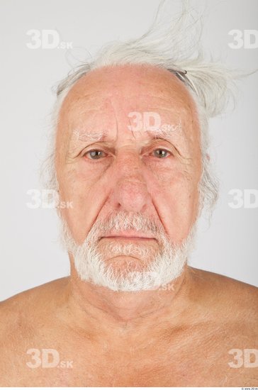 Head Man White Average Wrinkles